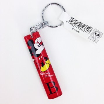 ディズニー ミッキー＆ミニー イニシャルキーホルダー B グッズ  (MCOR)