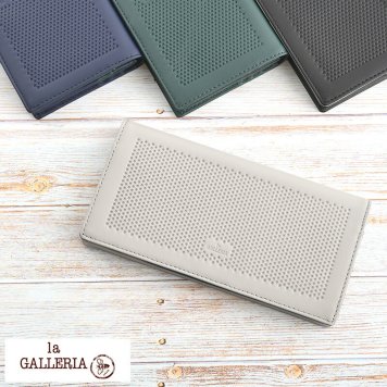 青木鞄 la GALLERIA 長財布 小銭入れあり Fumo
