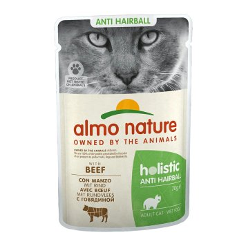 アルモネイチャー キャットフード ファンクショナル ヘアボールコントロール ビーフ入りのご馳走 70g 猫 ウェットフード パウチ 総合栄養食 全猫種 成猫 毛玉ケア用
