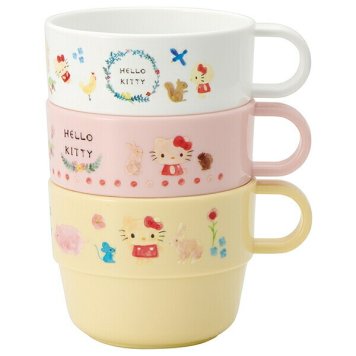KT forest friends スタッキングコップ3P ※送料無料(北海道・沖縄は除く)