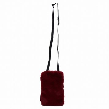 レスポートサック LeSportsac ポシェット FUR CROSSBODY 2558 F018 ファー クロスボディ FURRY CABERNET ファーリーカベルネ ボルドー系 ショルダーバッグ ミニバッグ エコファー 新品