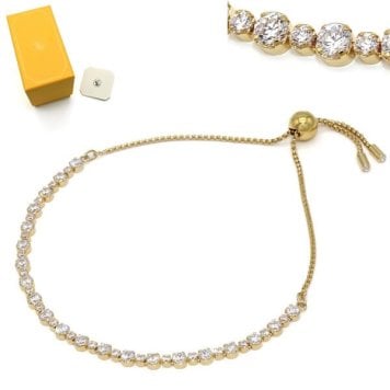 SWAROVSKI スワロフスキー ブレスレット 5730709 M Matrix アクセサリー ゴールド レディース