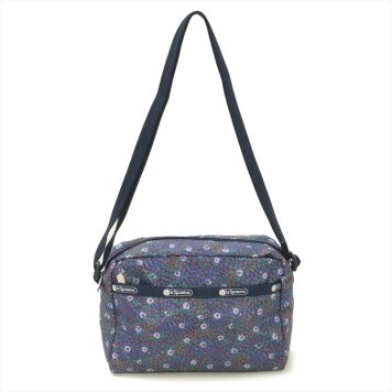 レスポートサック LeSportsac 斜めがけバッグ ショルダーバッグ DANIELLA CROSSBODY ダニエラクロスボディー OH PRAIRIE DUST フラワー柄ブルー系 2434 E346