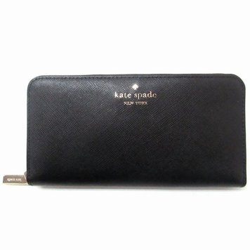 Kate spade ケイトスペード アウトレット マディソン サフィアーノ レザー ラージ コンチネンタル ウォレット 長財布 KC578 001