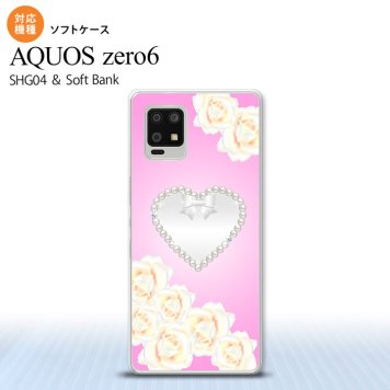 SHG04 SHG04 ZERO6 AQUOS zero6 スマホケース ソフトケース ハート D ピンク メンズ レディース nk-zero6-tp234
