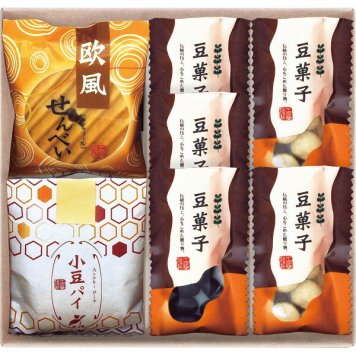 小豆パイ 欧風せんべい 和菓子詰合せ [26-7586-010] DW-15R パイ せんべい 豆菓子 和菓子 詰め合わせ スイーツ お菓子 個包装 贈り物 お祝い お返し 内祝い 出産 結婚 快気 プレゼント ギフト
