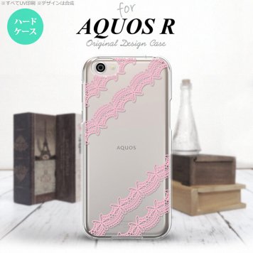 【SH03J】【スマホケース/スマホカバー】【アクオス R】SH03J スマホケース AQUOS R SH-03J カバー アクオス R レースA ピンク nk-sh03j-1095【メール便送料無料】