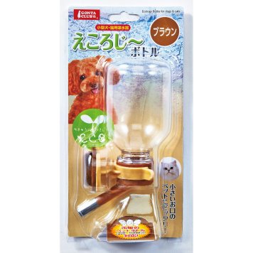 マルカン MARUKAN えころじーボトル DC-48 ブラウン 給水器 ペットボトル用 簡単 犬 猫