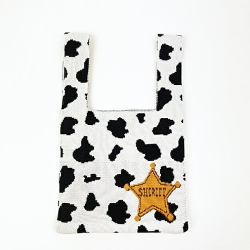 ディズニー トイストーリー アイコンニットマルシェ(COW) エコバッグ ACCOMMODE アコモデ Disney