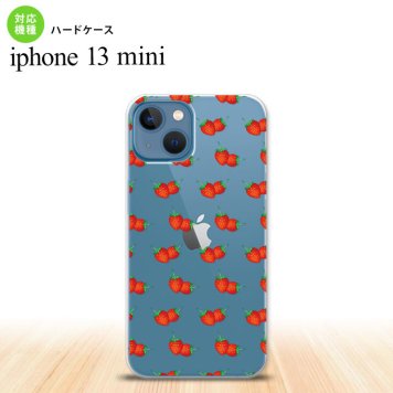 iPhone13mini iPhone13 mini ケース ハードケース 苺 イチゴ 小 赤  nk-i13m-045