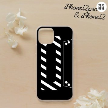 iPhone12/iPhone12pro iPhone12 / iPhone12pro スマホケース ソフトケース カセットテープ 黒 メンズ レディース nk-i12-tp189