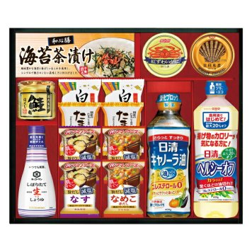 送料無料 お歳暮 千寿和膳 日清オイリオ･キッコーマン･アマノフーズ詰合せ SJW-50R2 ※ 北海道・沖縄・離島は配達不可 全国送料無料御中元ギフト早割お中元2026御中元御見舞お見舞いお取り寄せグルメスイーツ