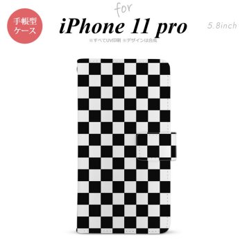 iPhone11Pro iPhone11 Pro 手帳型スマホケース カバー スクエア 黒  nk-004s-i11p-dr031