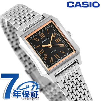 カシオ チープカシオ CASIO スタンダード クォーツ 電池式 LTP-B190D-1BV 海外モデル レディース チプカシ 腕時計 ブランド アナログ ブラック 黒