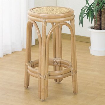 今枝商店 Romantic Rattan スツール【沖縄・離島配達不可】 S61