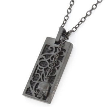 RoenBLACK ロエンブラック ナンバー ネックレス ペンダント メンズ レディース ペア ステンレス rop-102