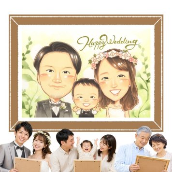 似顔絵 ギフト 結婚祝い 手描き 名入れ プレゼント 贈り物 結婚式 ウェルカムボード 結婚祝い ウェディング 婚礼 カップル 新郎 新婦 両親 下書き確認 修正無料 名入れ 喜ばれる 実績多数 そっくり 似てる ブライダル 思い出 一生もの ウェディング 大人数 おしゃれ 節目 感動 おすすめ バレンタインデー オリジナル ホワイトデー 闘病中の方への励まし