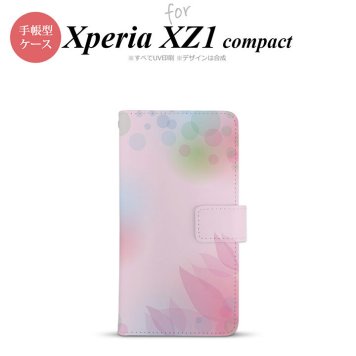 【手帳型 スマホ カバー ケース】【SO02K】【エクスペリア XZ1】手帳型 ケース SO-02K スマホ カバー Xperia XZ1 Compact エクスペリア ぼかし模様 ピンク nk-004s-so02k-dr1593【メール便送料無料】
