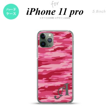 iPhone11Pro iPhone11 Pro スマホケース ハードケース タイガー 迷彩 C ピンク +アルファベット メンズ レディース nk-i11p-1164i