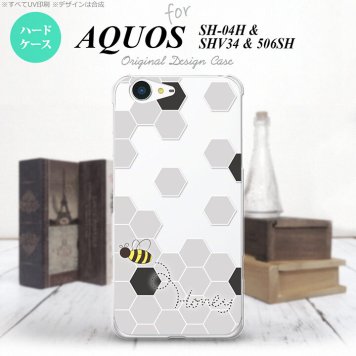 【SH04H】【スマホケース/スマホカバー】【アクオス ゼータ】SH04H スマホケース AQUOS ZETA SH04H カバー アクオス ゼータ ハニー クリア×黒 nk-sh04h-1690【メール便送料無料】