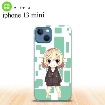 iPhone13mini iPhone13 mini ケース ハードケース 女の子 C 緑  nk-i13m-1339