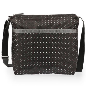 レスポートサック LeSportsac バッグ ショルダーバッグ 斜めがけバッグ 7562 E130 SMALL CLEO CROSSBODY スモールクレオ クロスボディ POPPY SEEDS ブラック系マルチ