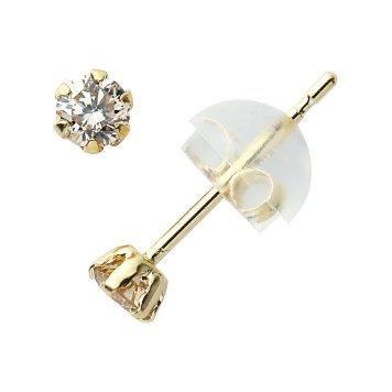 ダイヤモンド ピアス 0.2カラット 0.2ct イエローゴールド 18金 K18 DVTFN20YGD