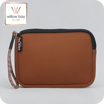 ウィローベイ ポーチ レディース ブランド WILLOWBAY リストレットクラッチ クラッチバッグ CINNAMON