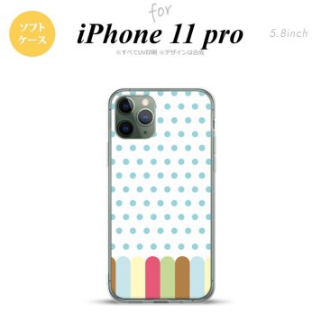 iPhone11Pro iPhone11 Pro スマホケース ソフトケース クレヨン 青 メンズ レディース nk-i11p-tp1433