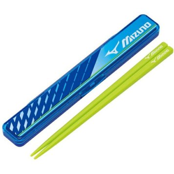 MIZUNO 19 音のならない箸・箸箱セット 箸18cm ※送料無料(ポスト投函)