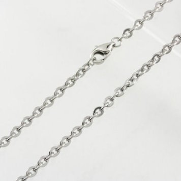 Pure ピュア ステンレス アズキ チェーン ネックレス ペンダント 50cm 55cm pnc-204