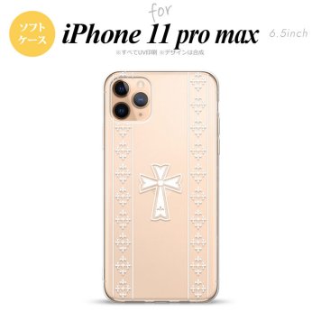 iPhone11ProMax iPhone11pro max スマホケース ソフトケース ゴシック クリア 白 メンズ レディース nk-i11pm-tp1008