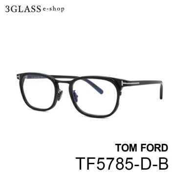 TOM FORD（トム・フォード）tf5785-d-b 52mm 2カラー 005(ブラック) 020(グレー/シルバー) メンズ メガネ 眼鏡