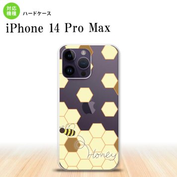 iPhone14 ProMax iPhone14 Pro Max スマホケース 背面ケース ハードケース ハニー クリア 茶 2022年 9月発売 nk-i14pm-1688