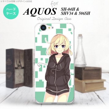 【SH04H】【スマホケース/スマホカバー】【アクオス ゼータ】SH04H スマホケース AQUOS ZETA SH04H カバー アクオス ゼータ キャラA 緑 nk-sh04h-1326【メール便送料無料】