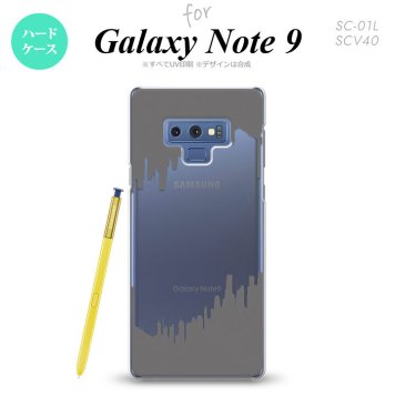 Galaxy Note 9 ギャラクシー ノート9 SC-01L SCV40 スマホケース カバー ハードケース イラストデザイン（B） グレー nk-note9-195[スマホ,スマホケース,スマホカバー,ケース,カバー,ジャケット]