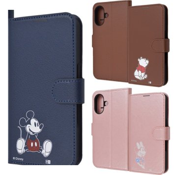 iPhone16 ケース 手帳型 ディズニー 手帳 カバー 手帳型ケース ストラップホール アイフォン16 キャラクター ミッキー ミニー プーさん iPhoneケース ブランド レディース スマホケース おしゃれ かわいい iPhone16ケース  iPhone16カバー マグネットベルト スタンド