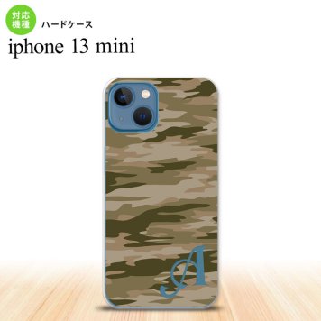 iPhone13mini iPhone13 mini ケース ハードケース タイガー 迷彩 C 緑 +アルファベット  nk-i13m-1174i