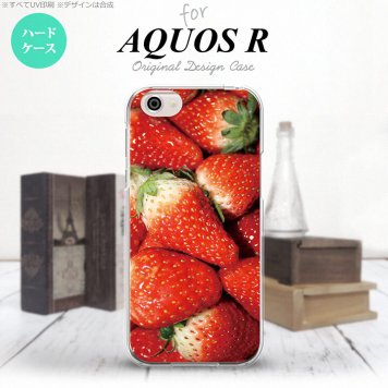 【SH03J】【スマホケース/スマホカバー】【アクオス R】SH03J スマホケース AQUOS R SH-03J カバー アクオス R 苺・イチゴ   nk-sh03j-040【メール便送料無料】