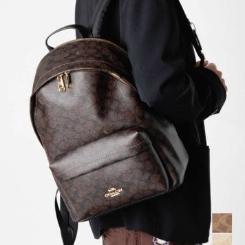 コーチ COACH TAYLOR SMALL BACKPACK IN SIGNATURE CANVAS テイラー スモール バックパック シグネチャー キャンバス CDW76 リュックサック レディース バッグ