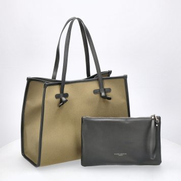 ジャンニキアリーニ GIANNI CHIARINI バッグ トートバッグ MARCELLA E MISS MARCELLA CANVA マルチェッラ BS 6850 CNV-SE MI/CO カーキ系