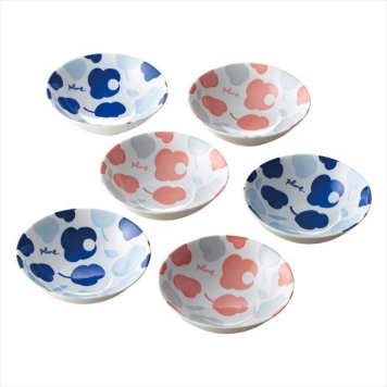 Plune. 〈おはなたち〉 ボウル6P　 T20190611-006  内祝 内祝い お祝 御祝 記念品 出産内祝い プレゼント 快気祝い 粗供養 引出物