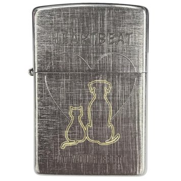 ZIPPO ジッポー ライター CAT AND DOG キャットアンドドッグ 29258 アウトドア レジャースポーツ