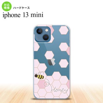 iPhone13mini iPhone13 mini ケース ハードケース ハニー クリア ピンク  nk-i13m-1687