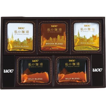 UCC 私の珈琲ギフト [26-7580-020] OZ-BU コーヒー 珈琲 ワンドリップコーヒー リッチブレンド モカブレンド マイルドブレンド アソート 詰め合わせ プレゼント ギフト