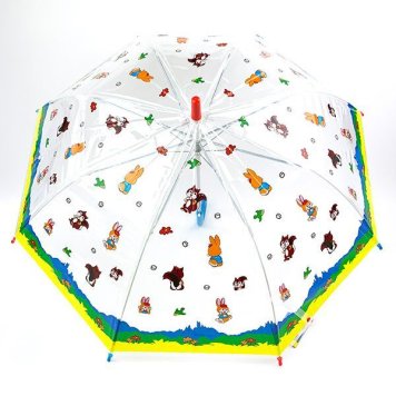 クッピーラムネ キッズアンブレラ 50cm 雨傘 傘 学校 雨