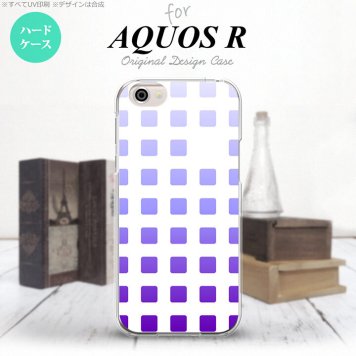 【SH03J】【スマホケース/スマホカバー】【アクオス R】SH03J スマホケース AQUOS R SH-03J カバー アクオス R スクエア パープル nk-sh03j-1362【メール便送料無料】