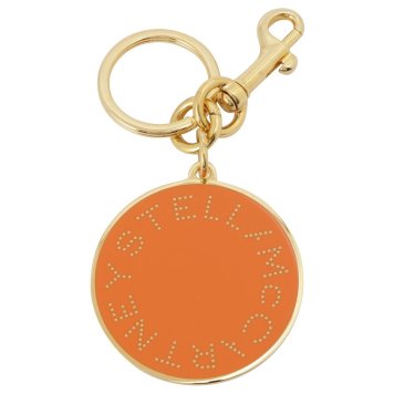 ステラマッカートニー STELLA McCARTNEY キーホルダー バッグチャーム 7V0007 W9215 7501 bkst00098l Keychain Brass & Enamel ロゴ BRIGHT ORANGE オレンジ