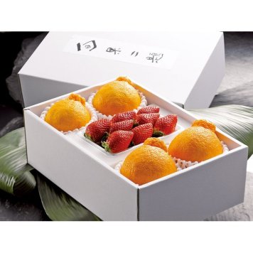 送料無料 お歳暮 ハウスデコポンと旬の苺（1P）  ※11/2以降の出荷予定となります。北海道・沖縄・離島は配達不可 全国送料無料 御歳暮 早割 お歳暮2026 御挨拶 お取り寄せ グルメ スイーツ