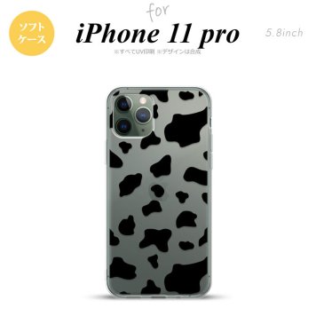 iPhone11Pro iPhone11 Pro スマホケース ソフトケース ダルメシアン 牛 クリア メンズ レディース nk-i11p-tp479